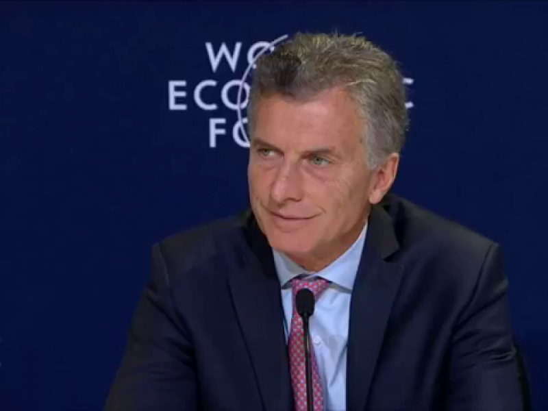 Press conference by President Mauricio Macri at the World Economic Forum